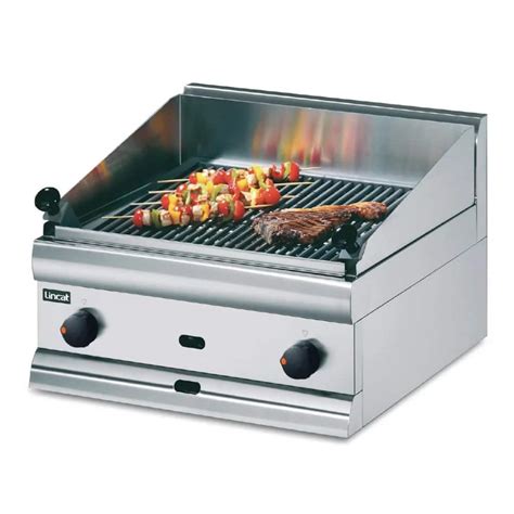 LPG Chargrill Tabletop Lincat Commercial Quality 600mm Stainless Steel