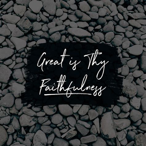 Great Is Thy Faithfulness Background