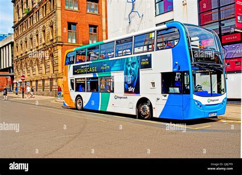 Stagecoach Bus City Centre Manchester England Stock Photo Alamy