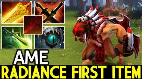 Ame Bloodseeker No Mercy Carry Game With Radiance First Item Dota