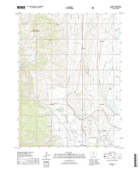 Laporte Colorado US Topo Map – MyTopo Map Store