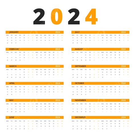 Dise O De Plantilla De Calendario Mensual Vector Png Dibujos