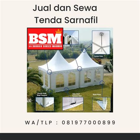 Kami Menjual Dan Menyewakan Tenda Sarnafil Untuk Bazar Event Dan