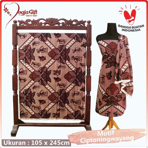 Jual Batik Halus Khas Jogja Motif Ciptoning Wayang Kab Bantul