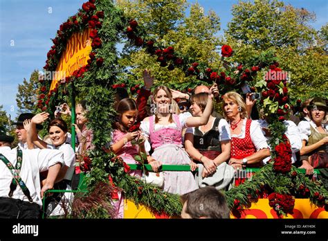 Beer Wagon Oktoberfest Munich Bavaria Hi Res Stock Photography And