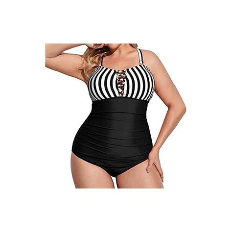 Viunychn Costumi Da Bagno Donna Bikini Scollo A V Costumi Sexy Interi