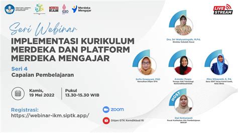 Webinar Ikm Dan Pmm Seri Capaian Pembelajaran Youtube