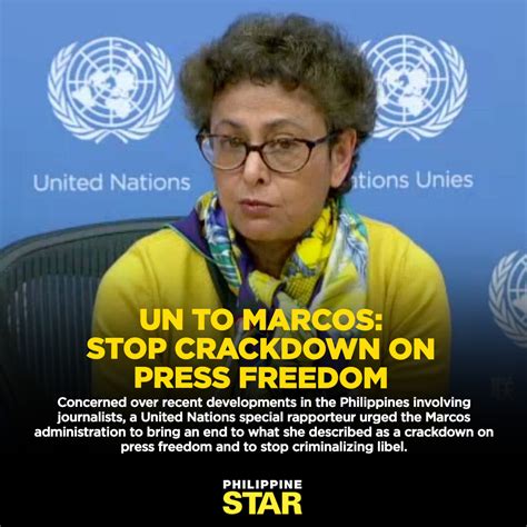 The Philippine Star On Twitter Special Rapporteur On Freedom Of