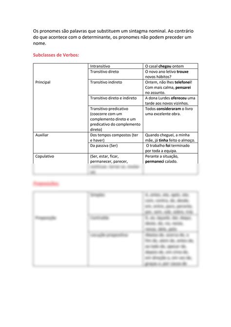 SOLUTION Resumos De Gram Tica Exame De Portugu S 12 Ano Studypool