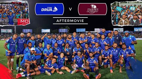 Fijian Drua Vs Queensland Reds Round 15 Aftermovie YouTube