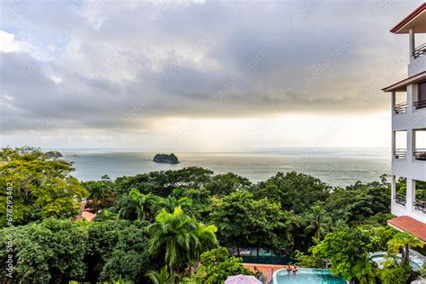 Ocean View At Parador Resort And Spa Manuel Antonio Costa Rica Stock