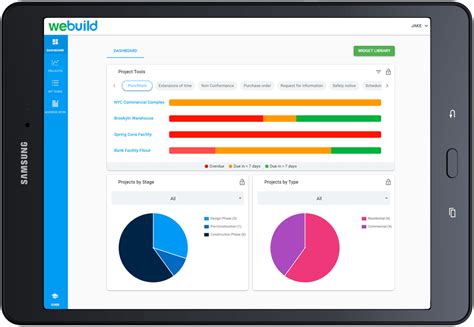 Construction Project Dashboard & Reporting - WeBuild