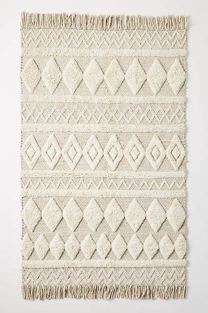 Anthropologie Woven Priya Rug By In Beige Size 5x8 Rugs Area Rug Pad Woven Rug