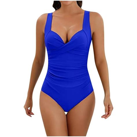 Htnbo Womens One Piece Swimsuits Push Up Full Coverage Bathing Suits