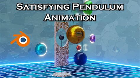 Creating Abstract Satisfying Pendulum Animation Blender Timelapse