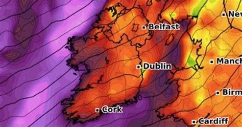 Live Storm Jocelyn Tracker As Met Eireann Issues New Orange And Yellow Weather Warnings Irish