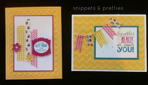 Snippets and Pretties: Washi Tape Cards