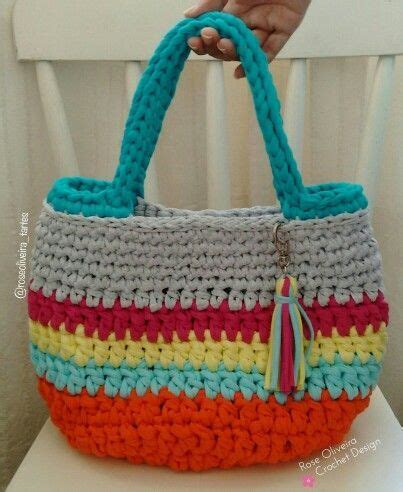 Tecendo Artes em Crochet Diy bolsa de tricô Fio de malha euroroma