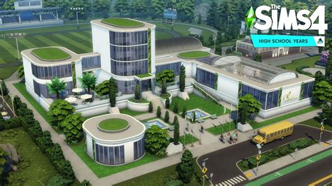 Private High School The Sims 4 High School Years Speed Build Mrolkan