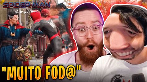 Streamers Reagindo Ao Trailer Do Homem Aranha Sem Volta Para Casa