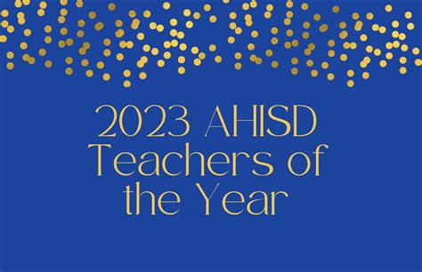 2023 Teachers of the Year - Alamo Heights Independent School District