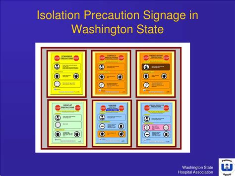 Ppt Isolation Precaution Signage In Washington State Powerpoint Presentation Id 229579