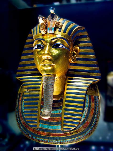 Photo Of Golden Funerary Mask Of Tutankhamun Tutankhamun Egyptian