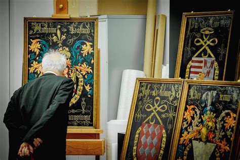 Expo Ridders Van Het Gulden Vlies Verwelkomde Bezoekers