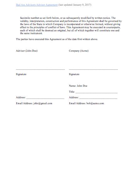 Fundraising Agreement Template