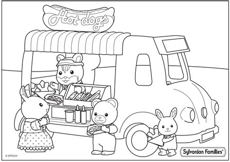 Sylvanian Families Colouring Pages Buy Pinnaxis