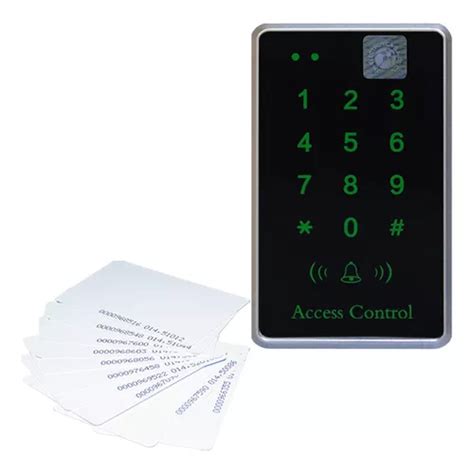 J R Kit De Control De Acceso Con 10 Tarjetas Proximidad Rfid