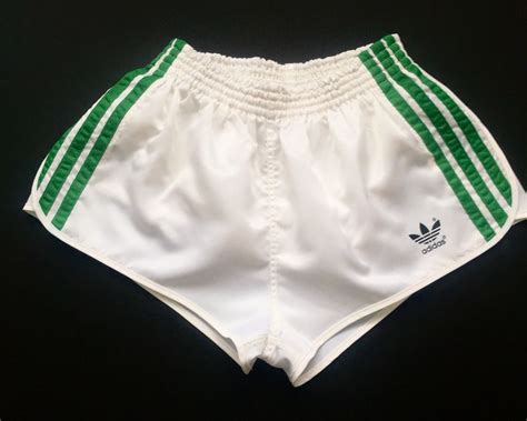 Vintage 1980s Adidas Iconic Sprinter Shiny Shorts Vintage Sportswear