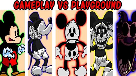 Fnf Character Test Gameplay Vs Playground Mickey Mouse Hd