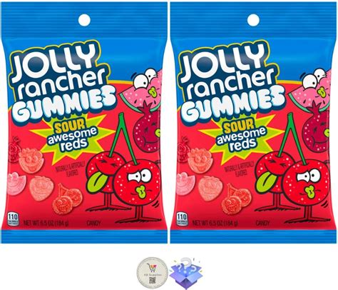 Jolly Rancher Gummies 2 In 1 Sour Lemonade Stand Flavors