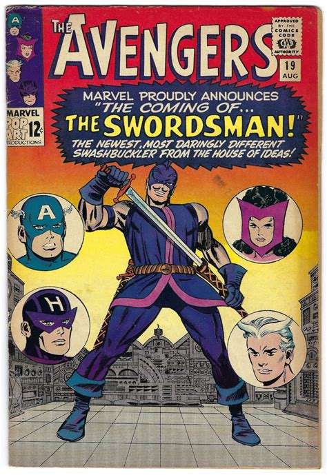 Marvel Comics Avengers 1963 19 1st Appearance Of The Swordsman