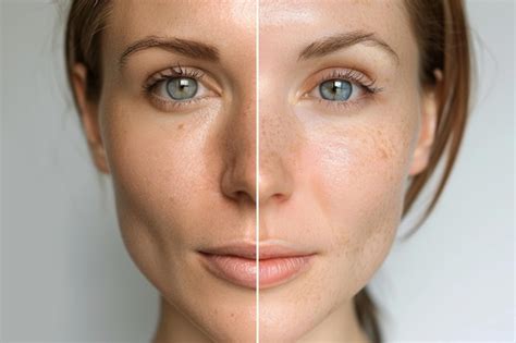 Comparison Of Womans Skin Before And After Biorevitalization Treatment