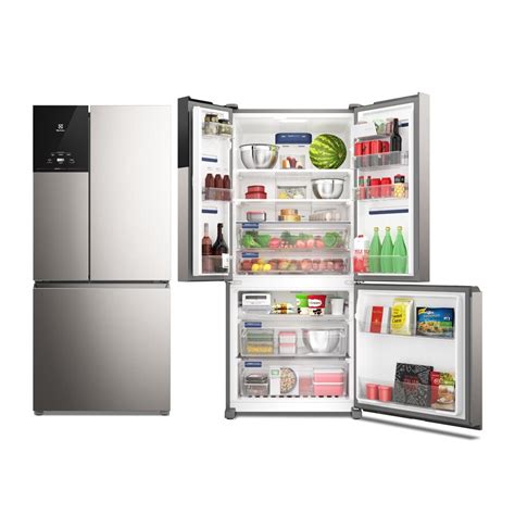 Geladeira Refrigerador Electrolux Efficient 3 Portas 590L Inox IM8S No