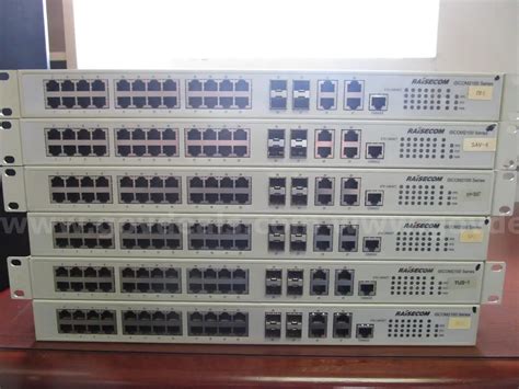 (6) USED RAISECOM ISCOM2100 SERIES SWITCHES | AllSurplus