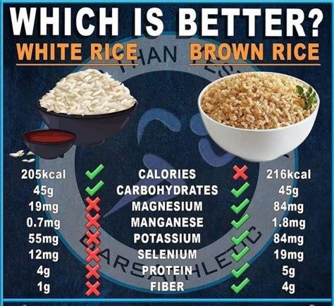 White Rice Vs Brown Rice Artofit