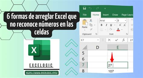 6 formas de arreglar Excel que no reconoce números en las celdas