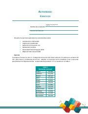 U Ejercicio Pdf Actividad Ejercicio Fecha Nombre Del