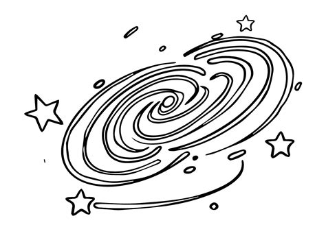 Free Galaxy Coloring Page - Free Printable Coloring Pages