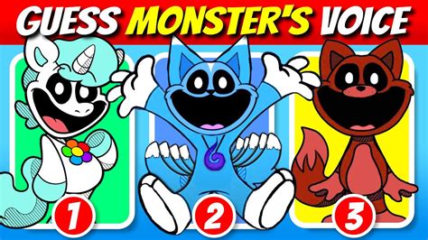 Guess The Smiling Critters Voice Poppy Playtime Characters Quiz