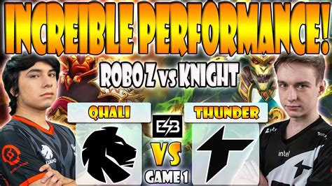 Thunder Awaken Vs Qhali Bo Game Eliminaci N Knight Vs Roboz