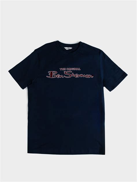 This Cotton Crewneck T Shirt Stands Out With Our Classic Ben Sherman