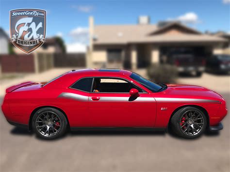 Dodge Challenger Stripes Racing Stripes Rt Graphics Streetgrafx