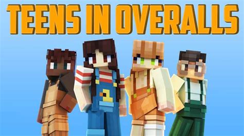 Teens In Overalls By Blockception Minecraft Skin Pack Minecraft Marketplace Via