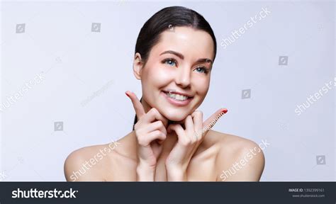 Portrait Model Natural Nude Make Bare Stock Photo Shutterstock