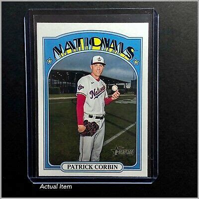 2021 Topps Heritage 398 Patrick Corbin Washington Nationals EBay