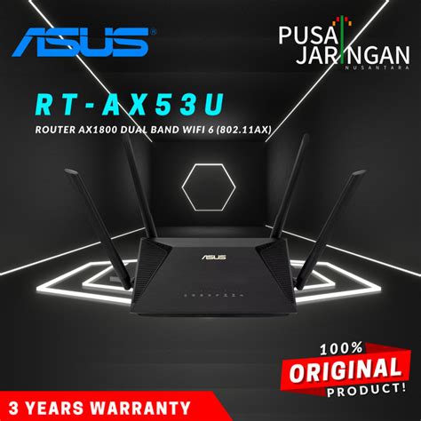 Jual Asus Rt Ax U Dual Band Wifi Ax Wireless Router With Aimesh